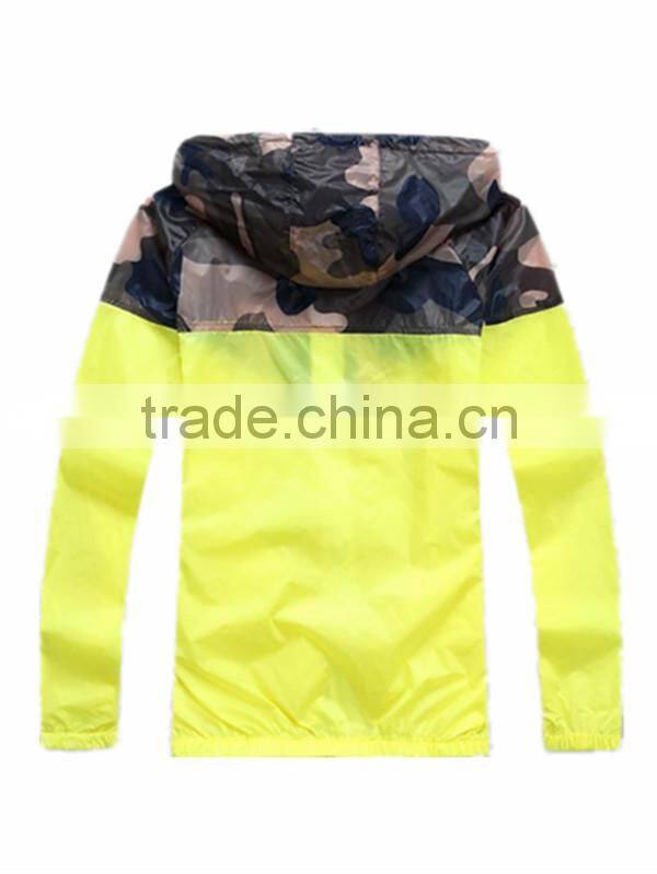 Active Design Sports Hooded Rain Jacket Men