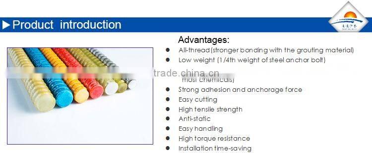 Full thread coal mine roof bolt for construction