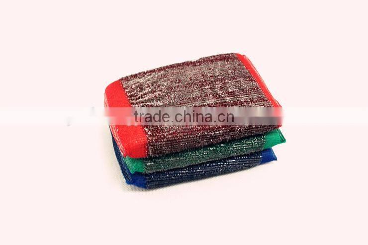 Stainless steel sponge scourer
