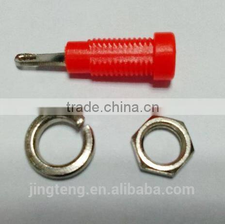 2mm banana jack,125V 3A .panel mount socket .