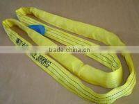 rc small and heavy duty polyester round slings soft pipe lifting slings/nylon tube webbing