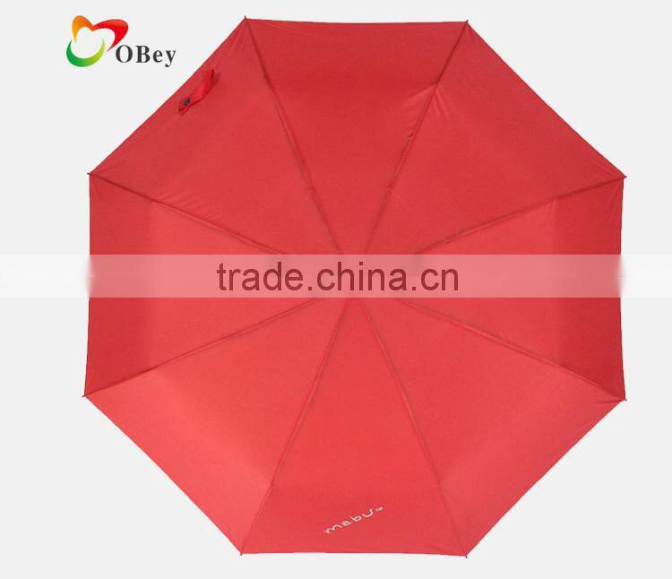 21"*8K Ultralight 3 Folding Rain Sun Umbrella