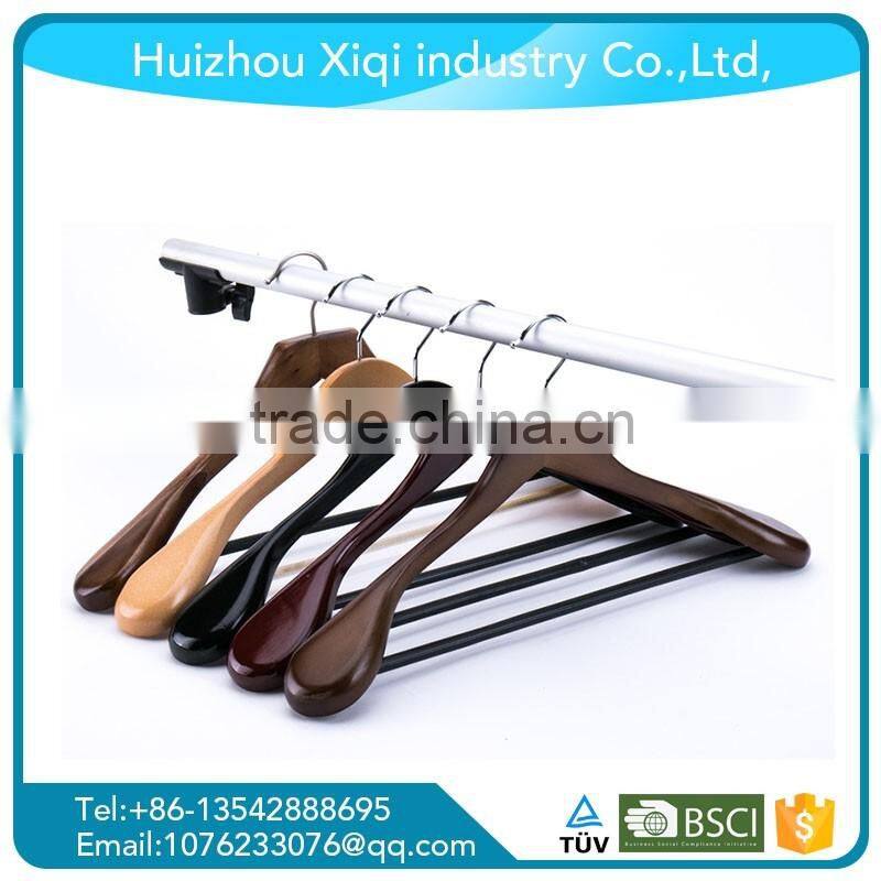 hot sale customized black wholesale wooden clothes hanger/laundry hanger machine