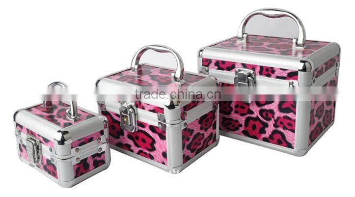 hot sale 2016 high quality Portable makeup case fashion cosmetics makeup case customize makeup box for market