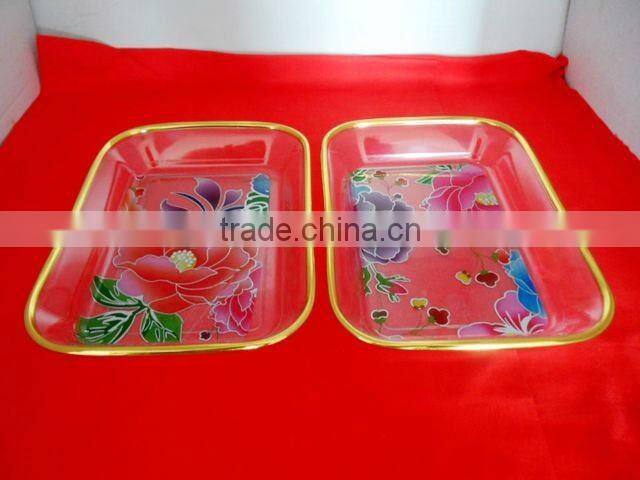 Square plastic Fruit Plate
