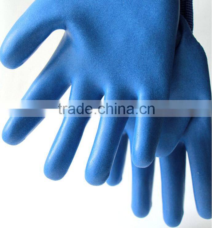 flexible natural latex labour safety gloves