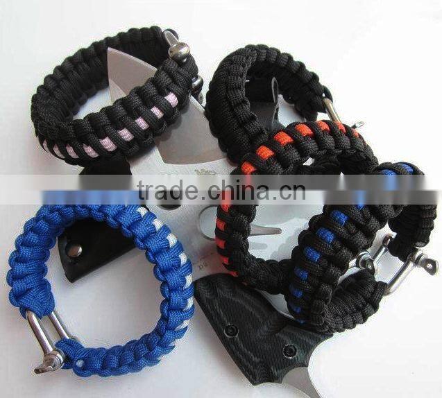 survival bracelet with lighter