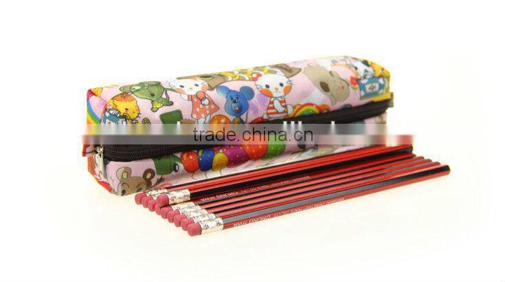 Waterproof Oxford cloth cute pencil case, large capacity Cartoon pencil bag, creative stationery bags