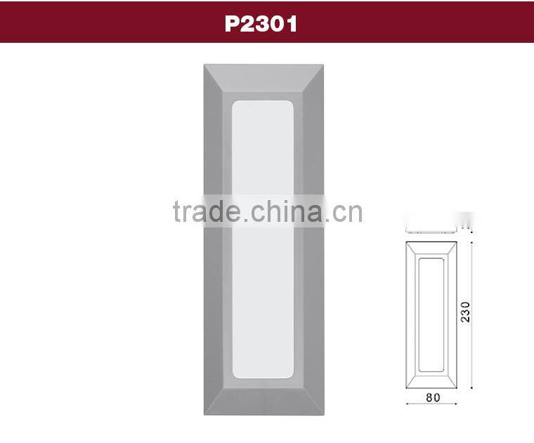 plastic rectangle outdoor led stair wall light,interior led decoration step light