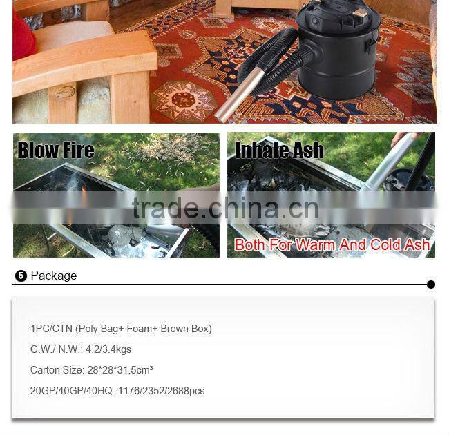 New GS HEPA Filtration Ash Vacuum Cleaner