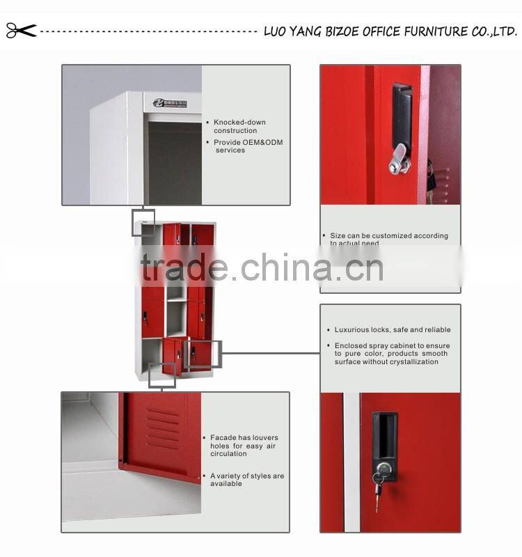 chic furniture style design steel clothes locker