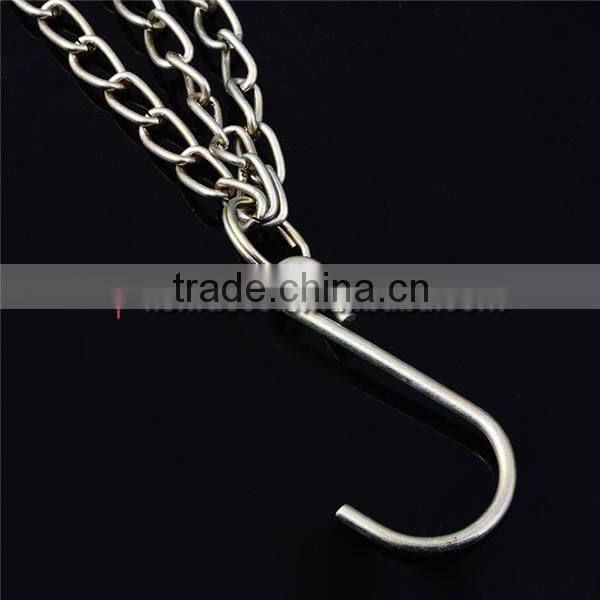 Silver Hanging Basket Chain Decorative Hanging Chain With S hook