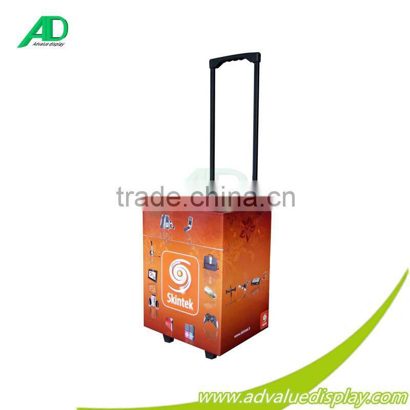 Advalue display 4C printing corrugated cardboard karton stand
