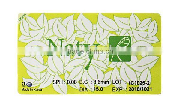 Naty B 3 tone 15mm circle lenses korea yearly cosmetic dream color contact lens