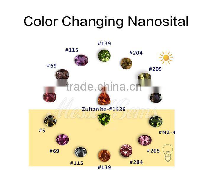 New Loose Gemstones Pink 44# Oval Cut 12 x 14 nanosital