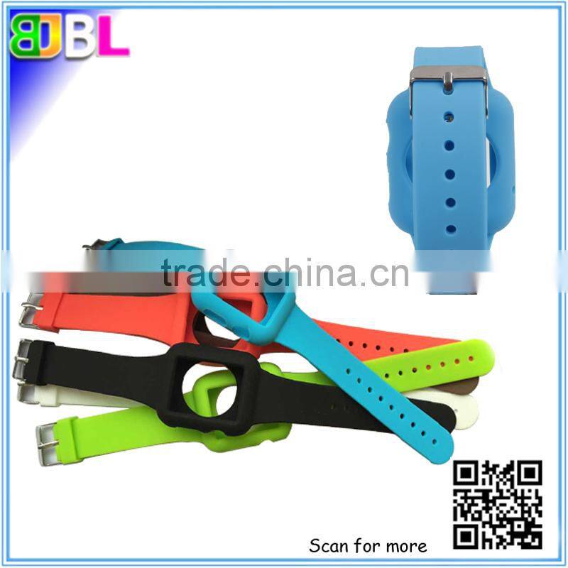 Bojie hotselling Colorful endurable watch bands , soft watch band case, silicone watch band for Apple
