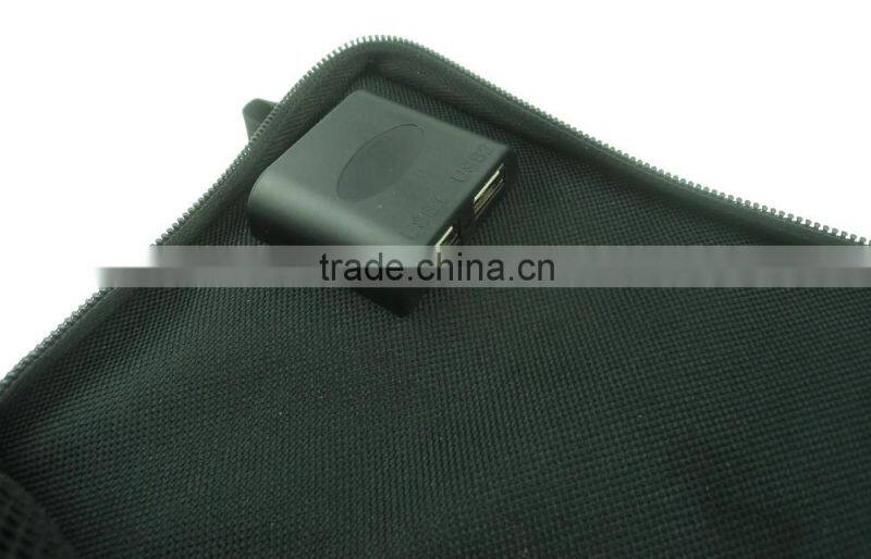 Singapore, 14W Foldable Solar Power Bank integrated with Fabric bag, Applicable as portable solar charger kit for mobile