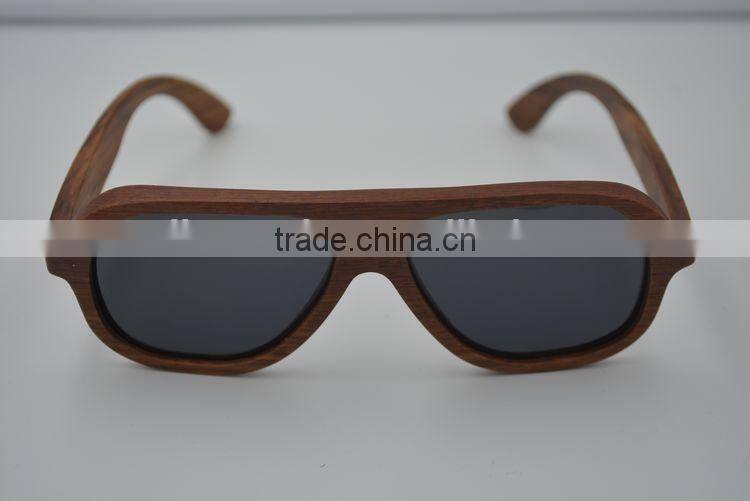 2015 OEM Factory 100% Nature Wooden Sunwear Wholesale Handmade Custom Eyewear Wooden Sunglasses Frames