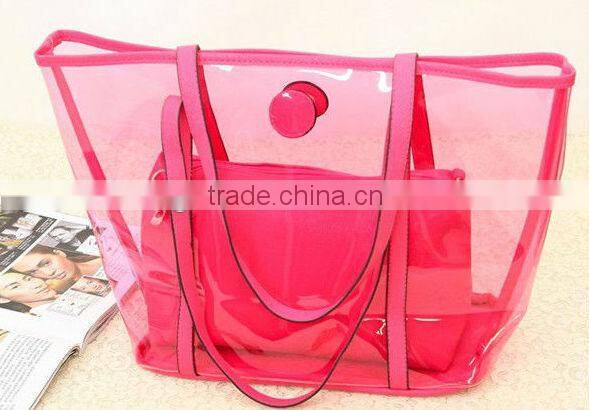 Clear plastic carry bags