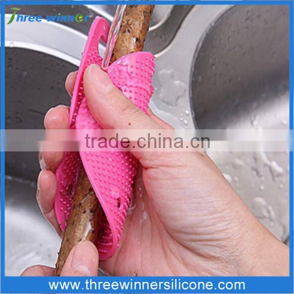 Kitchenware Tools Fruit Silicone Washing Brush