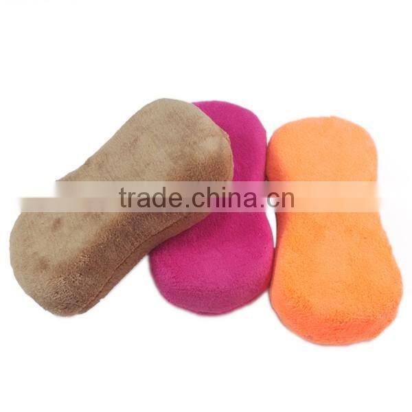 China manufacture Full color magic microfiber car Cleaning sponge block and coral fleece gloves