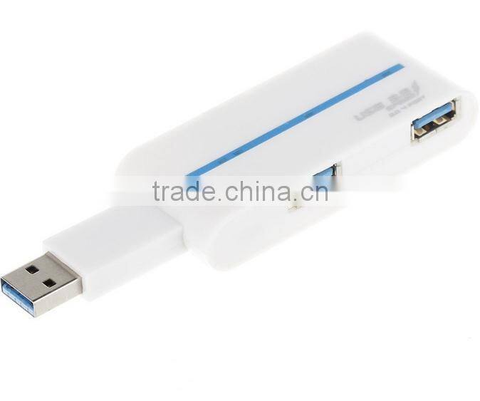 Hot Mini Rotatable 4 Ports USB Hub High Speed USB Hub Hot Sell USB 3.0 Hub Black & White Available
