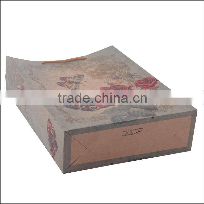 Creative Cheap Price Flowers And Butterfly Stylish Shopping Bags Wholesale