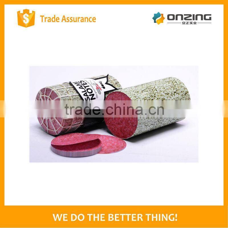 Decorative paper cube round sticky note with printing on side