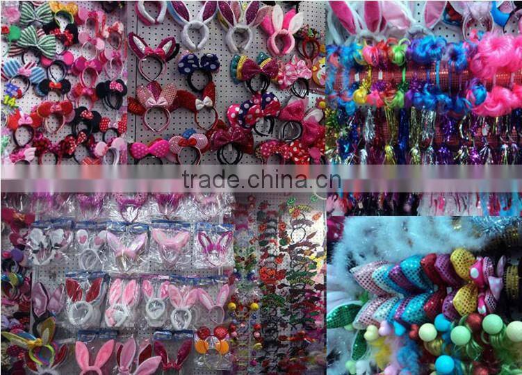 Sequins tie headband hair accessories, bowknot, whimsy exaggerated big bow tie