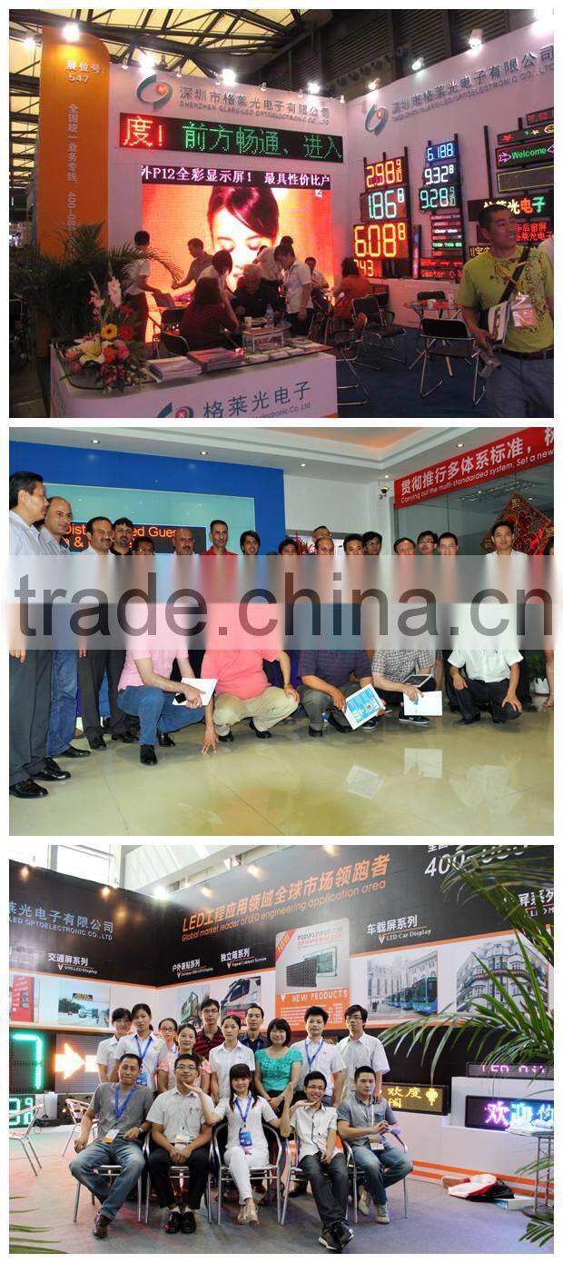 double side front service cabinet LED display PH10 outdoor