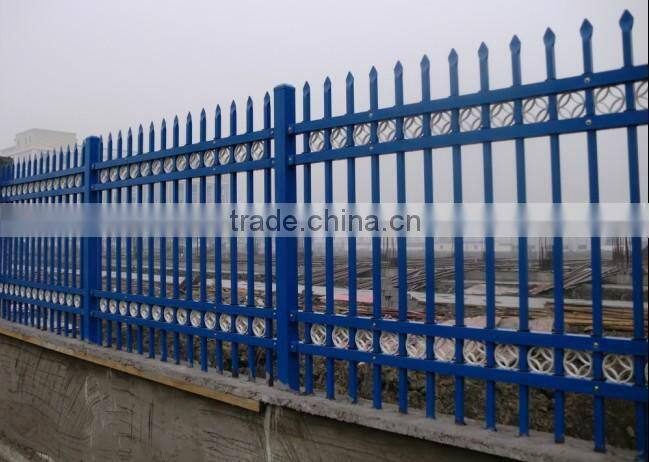 ISO9001 Most popular Assembled Zinc Steel Fence