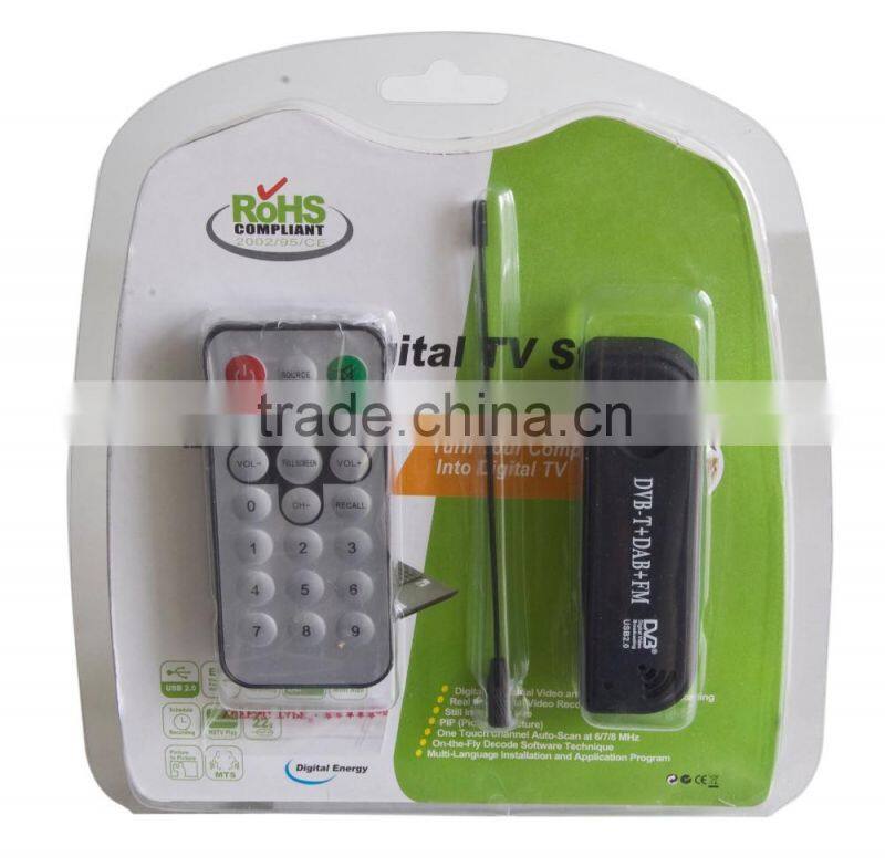 High quality DVB-T ISDB-T MPEG4 digital TV tuner SDR radio