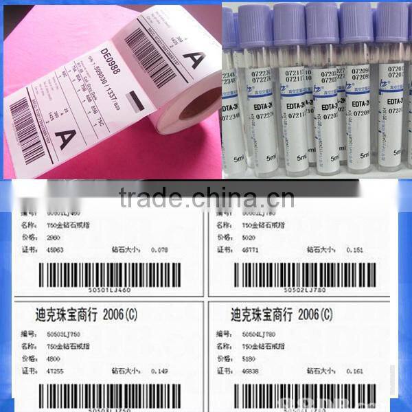 adhesive barcode label barcode label Ribbon compatible thermal transfer ribbon Premium wax,wax/resin,resin TSC ribbon