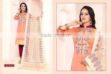 Sprightly Maroon Cotton Churidar Suit/fashion Churidar Suit online