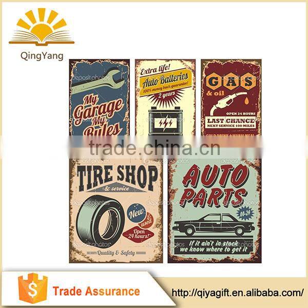 Promotional Bar Decors Vintage metal Tin Sign of america route 66