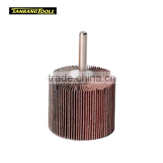 Flap wheel with shaft/handle/Flap disc with shaft