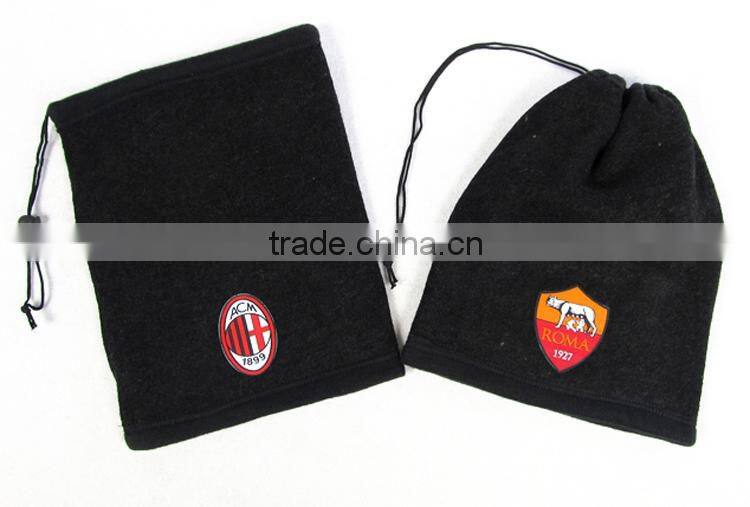 sports scarf hat polar fleece scarf hat fan hat scarf