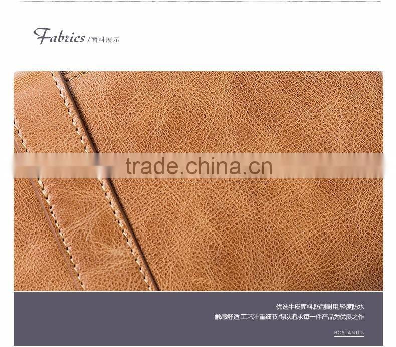 vintage classy men leather hand bag pocket purse designer brand