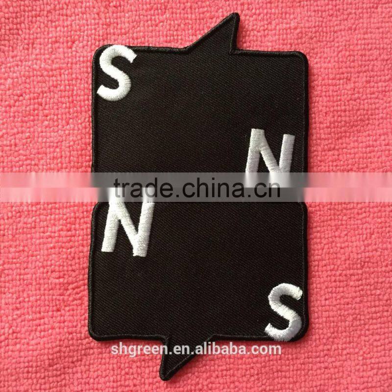 Cheap price baby shirt embroidery badge emblem