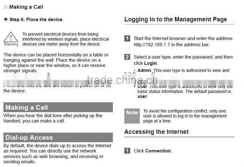 HUAWEI B932 3G wireless router