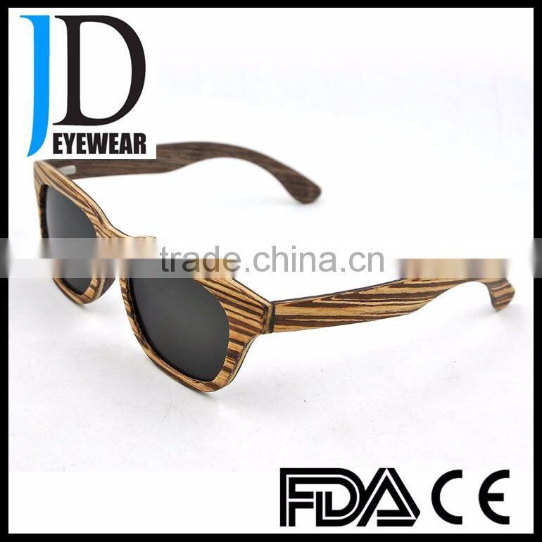 Fashion Laminated Wood Frame Polarized Sunglasses Wholesale Wooden Sunglasses