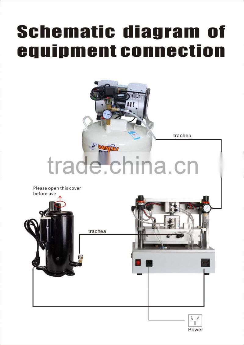 Tablet Lcd Repair cellphone tourch screen laminating machine for iphone samsung edge curve lcd refurbish