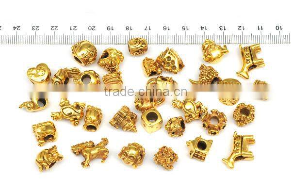 Fashion dog head beads DIY jewelry accessories animal bracelet accessories