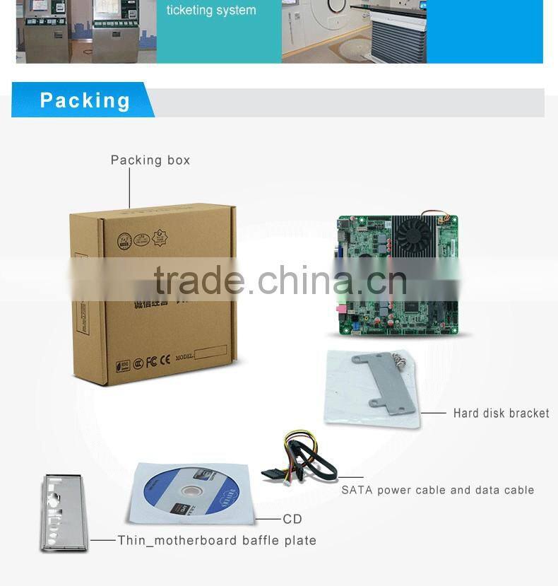 x86 embedded motherboard I7 motherboard with lvds Support Intel Intel The fourth generation Haswell_U/I7-4510U/2.0GHz