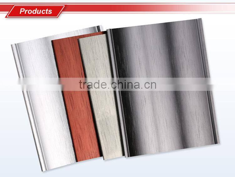 Beautiful brushed finish colorful aluminum profile for furniture with excellent design