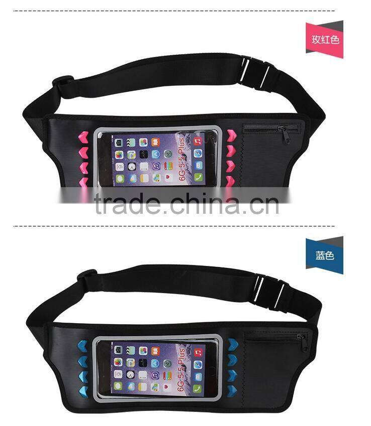2016 Hot Selling LED Reflective Waist Bag(WST16-006)