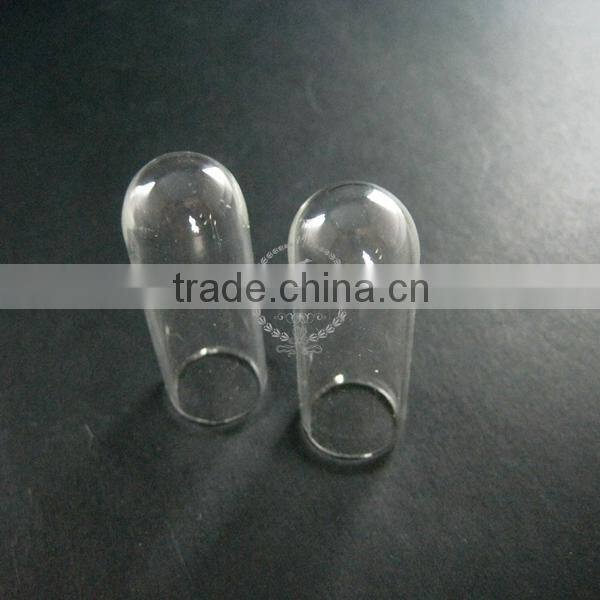 18x50mm transparent glass tube dome cover DIY settings supplies findings 3070059