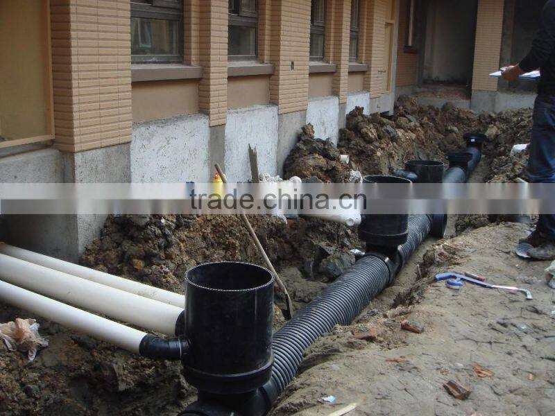 Plastic water drainage wells manhole