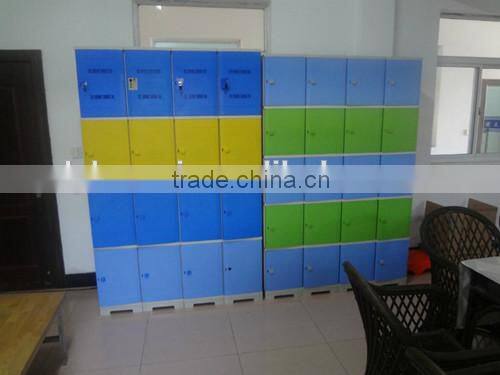 Colorful ABS Clothes Locker Wardrobe Hotel Small Plastic Cabinet