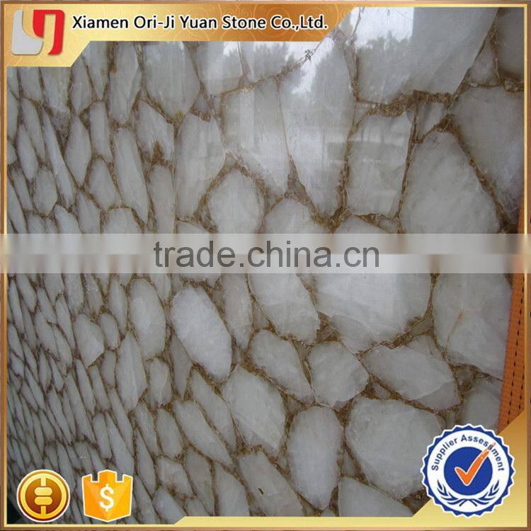 Cheap manufacture onyx stone bench